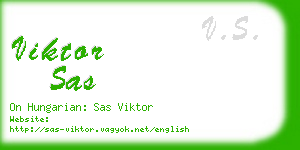 viktor sas business card